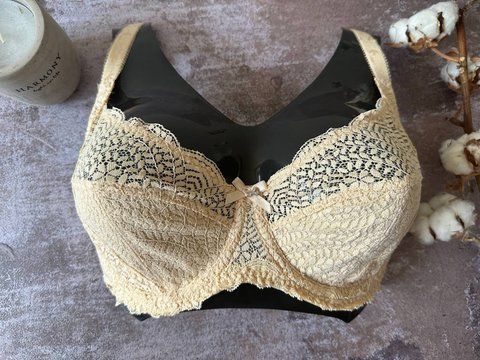 Кружевной бюстгальтер Lanny Mode 11389 с мягкими чашками бежевый 2389-2831 фото