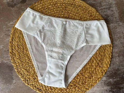 Жіночі трусики-сліпи Lanny Mode M&ndash;3XL білі XL 2112 фото