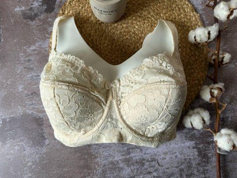 Бюстгальтер Orietta Avec великий розмір E-G з боковою підтримкою бежевий 90G 2366 фото