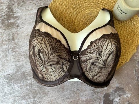 Жіночий бюстгальтер без поролону на кісточках Lanny Mode коричневий 85F 2966 фото