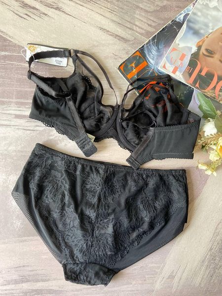 Чорний комплект жіночої білизни Lanny mode 90E 2348-2856 фото