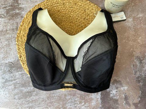 Елегантний бюстгальтер Lanny Mode 11566 для пишного бюсту чорний 90G 2566 фото